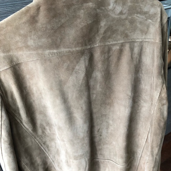 Selected homme 100%lambskin suede biker jacket - Picture 6 of 6